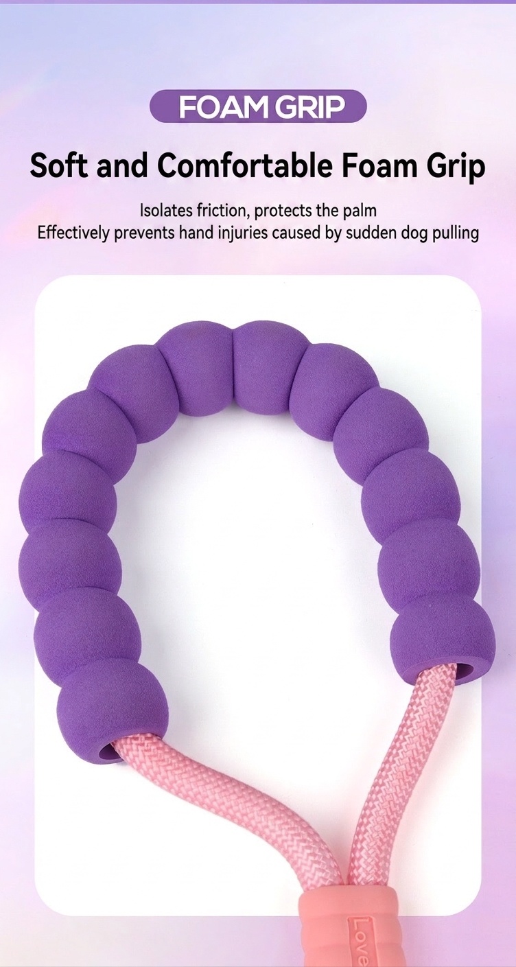Comfort Grip Pet Leash - Durable Nylon