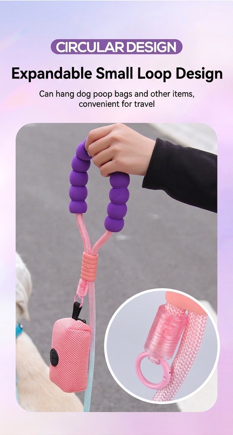 Comfort Grip Pet Leash - Durable Nylon
