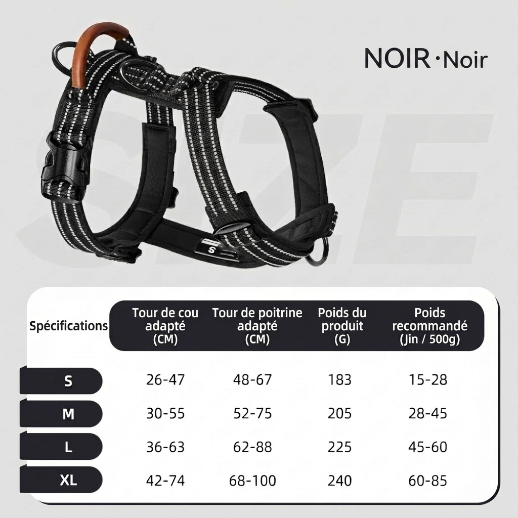 Reflective No-Pull Dog Harness - Adjustable & Comfortable