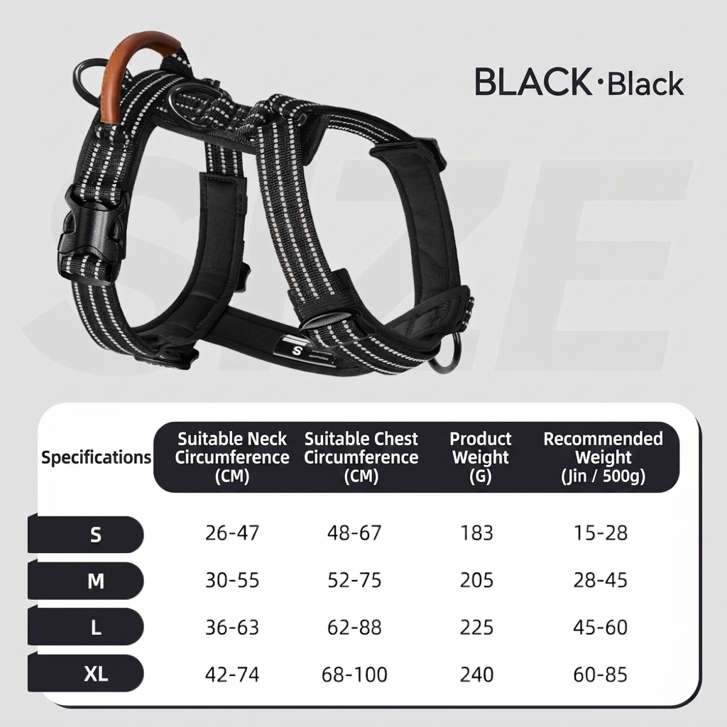 Reflective No-Pull Dog Harness - Adjustable & Comfortable
