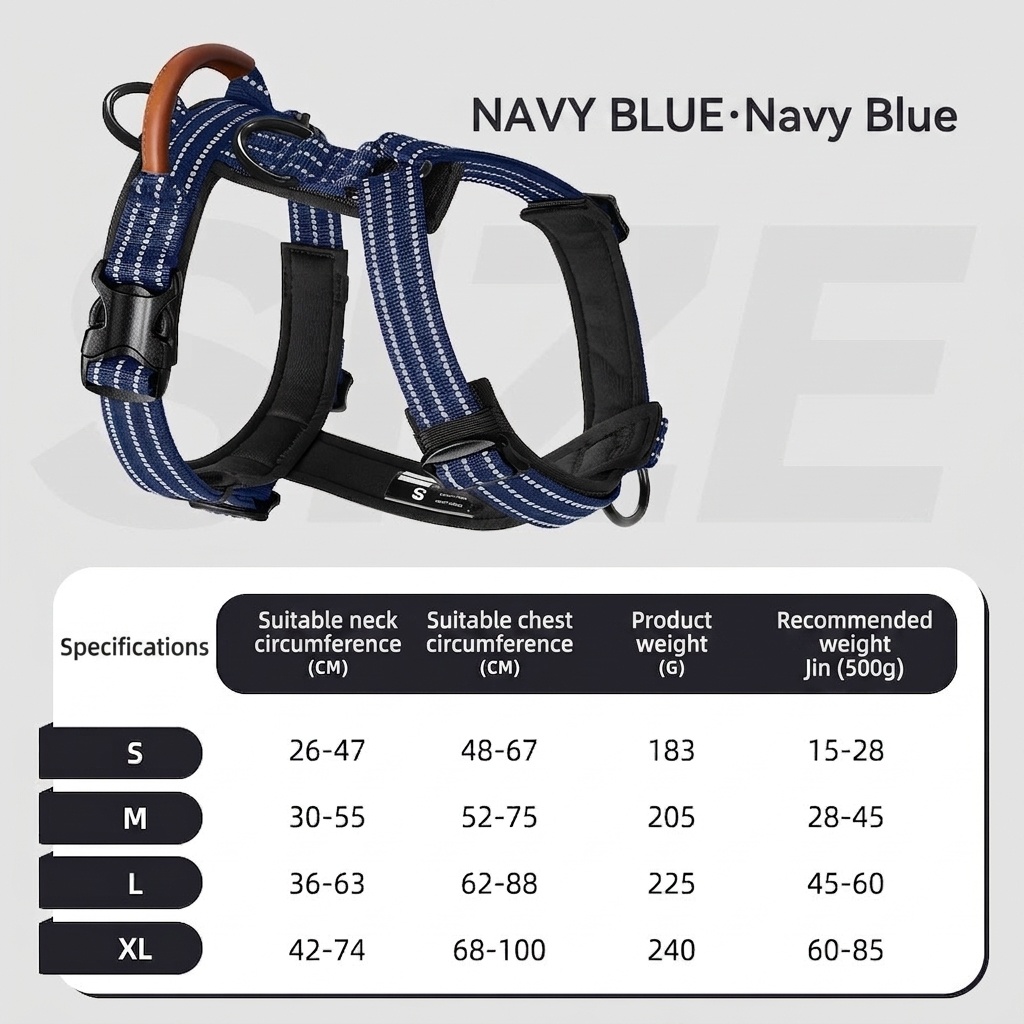 Reflective No-Pull Dog Harness - Adjustable & Comfortable