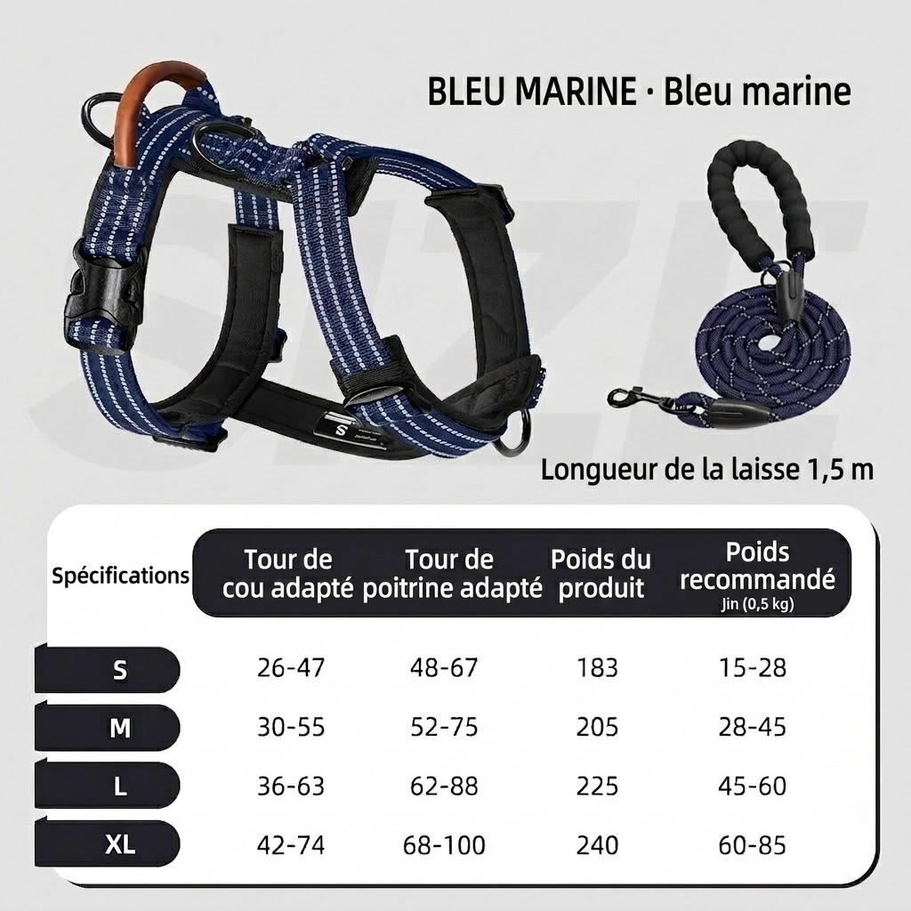 Reflective No-Pull Dog Harness - Adjustable & Comfortable