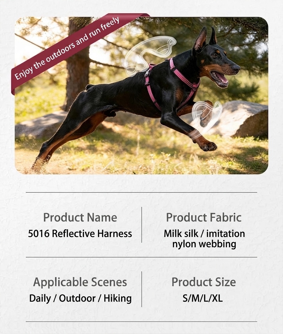 Reflective No-Pull Dog Harness - Adjustable & Comfortable
