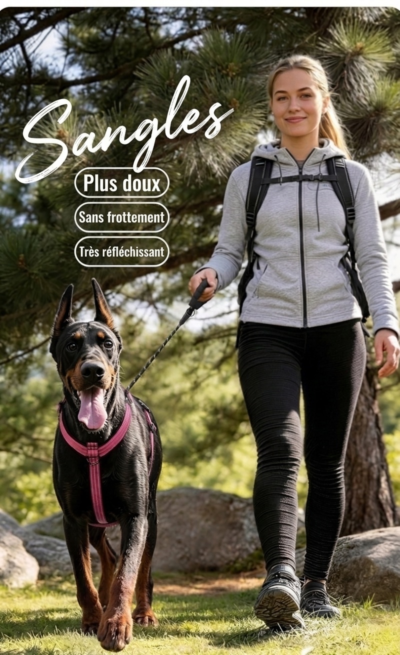 Reflective No-Pull Dog Harness - Adjustable & Comfortable