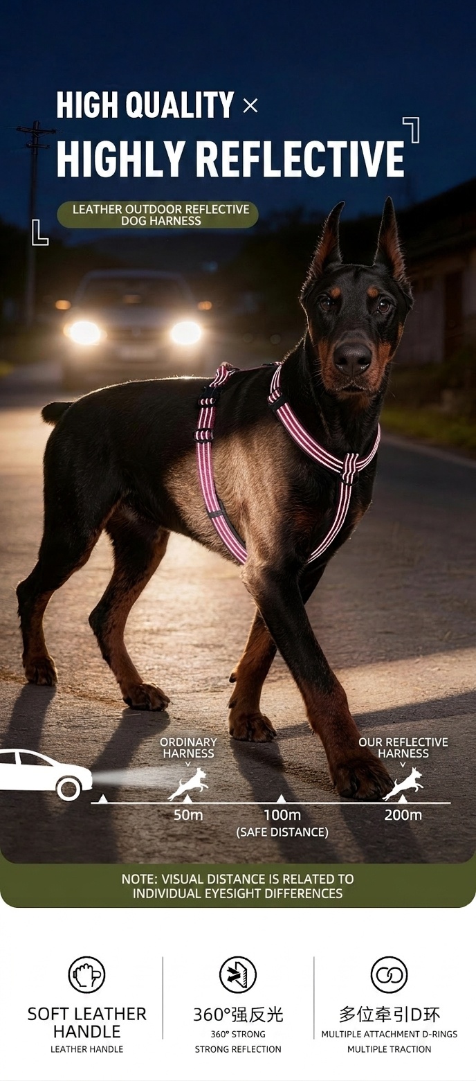 Reflective No-Pull Dog Harness - Adjustable & Comfortable