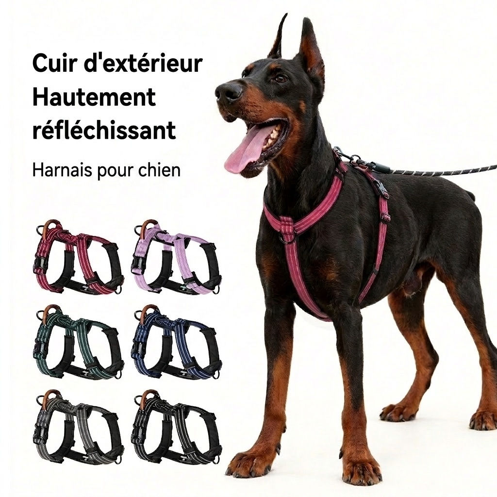 Reflective No-Pull Dog Harness - Adjustable & Comfortable