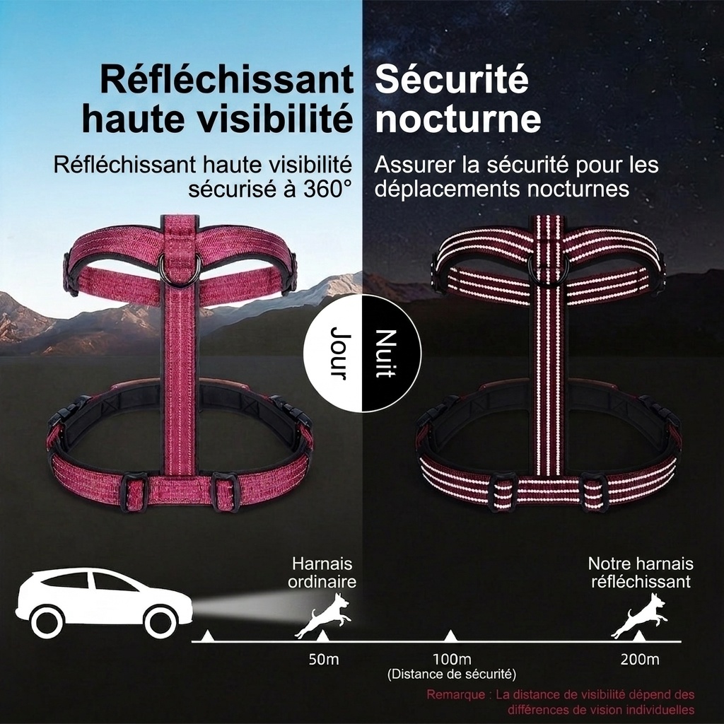 Reflective No-Pull Dog Harness - Adjustable & Comfortable