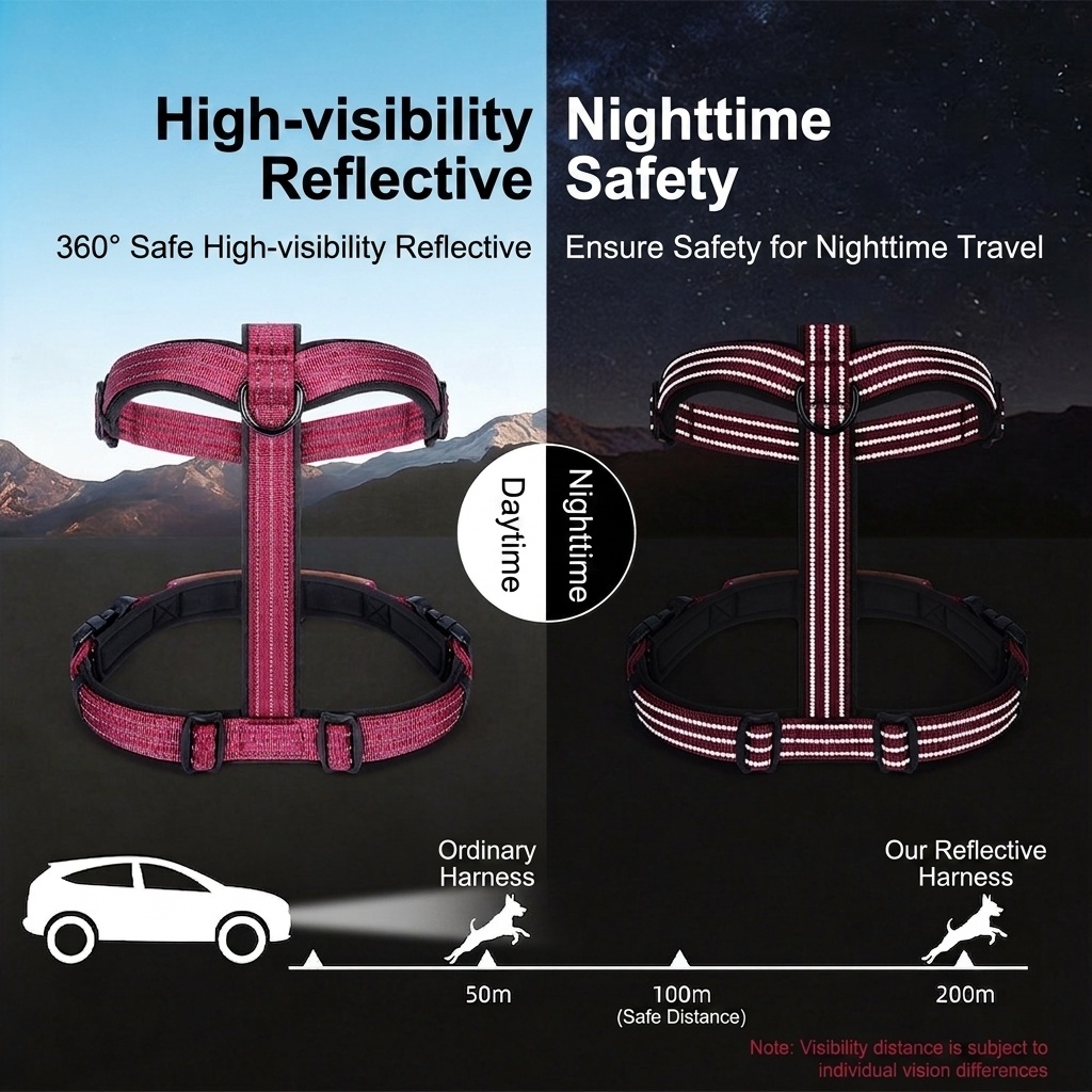 Reflective No-Pull Dog Harness - Adjustable & Comfortable