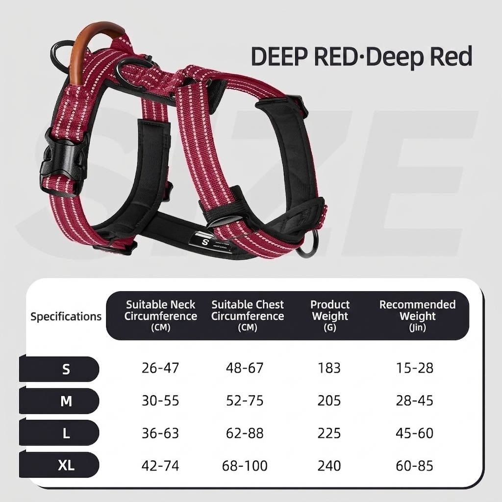 Reflective No-Pull Dog Harness - Adjustable & Comfortable