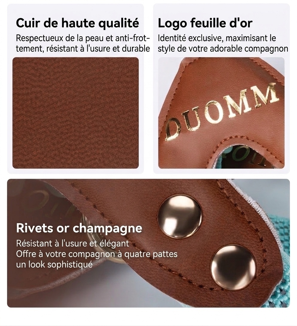 Harnais réfléchissant en forme de Y pour chien - Ajustable et confortable sans traction