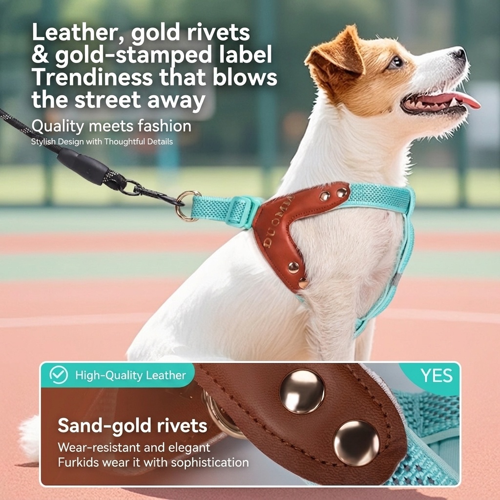 Reflective Y-Shape Dog Harness - Adjustable & No-Pull Comfort