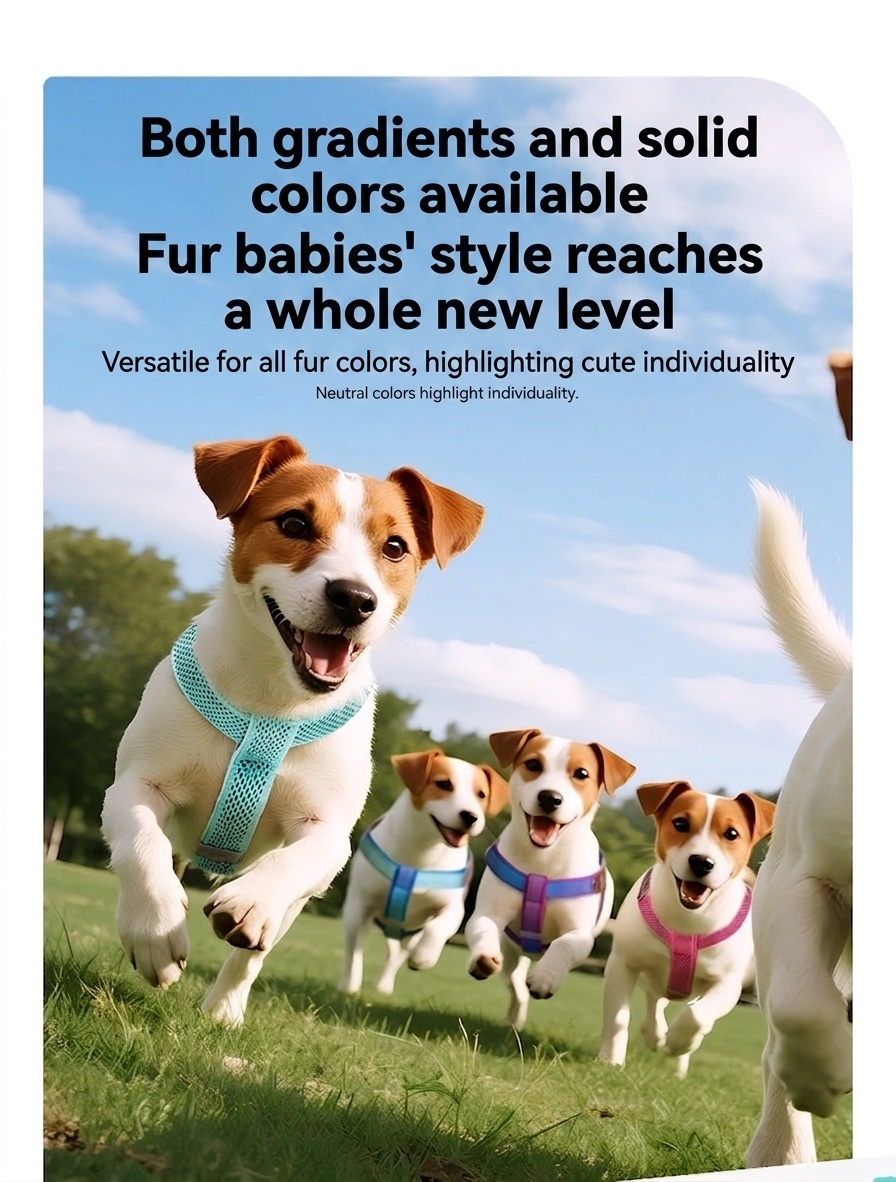 Reflective Y-Shape Dog Harness - Adjustable & No-Pull Comfort