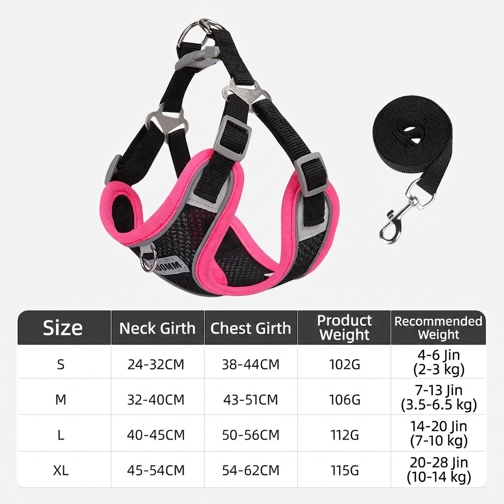 Comfort Grip Pet Leash - Durable Nylon Rope for Dogs & Cats