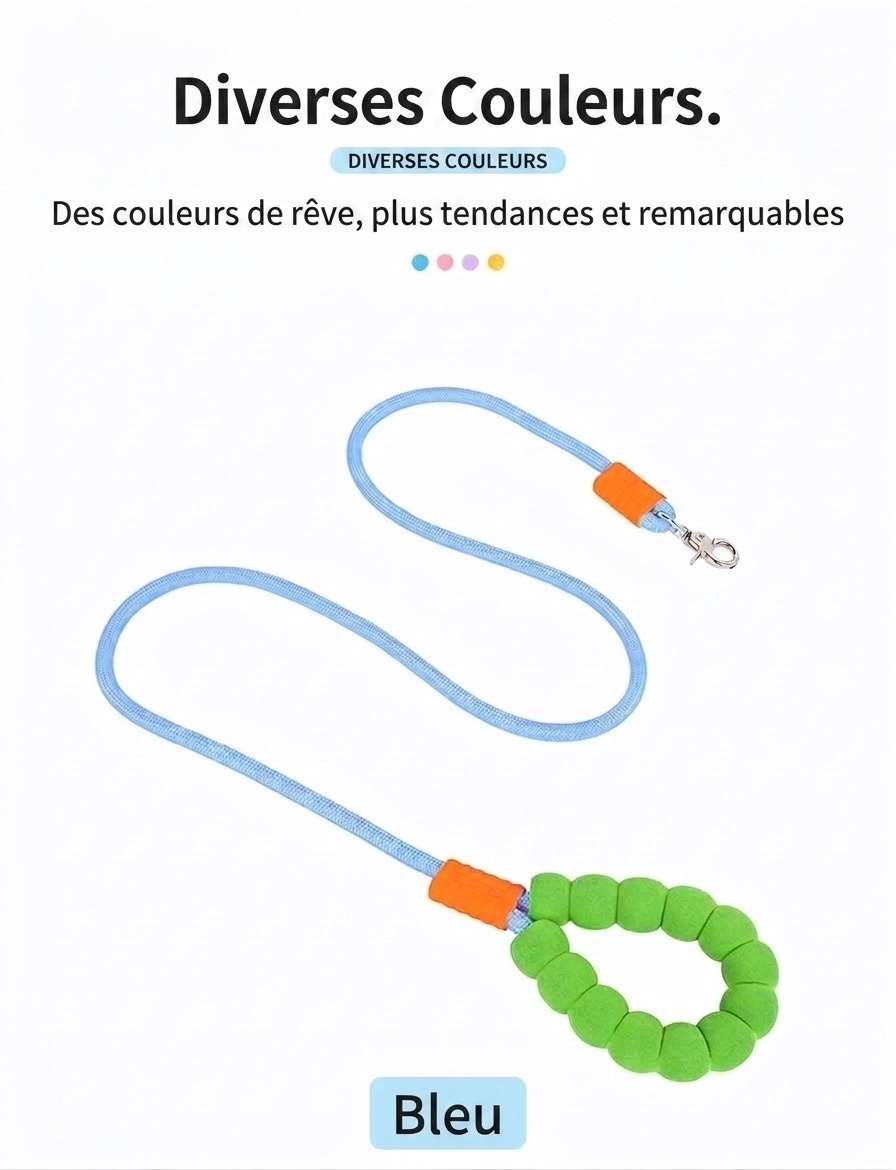 Comfort Grip Pet Leash - Durable Nylon Rope for Dogs & Cats