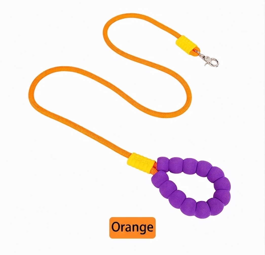 Comfort Grip Pet Leash - Durable Nylon Rope for Dogs & Cats