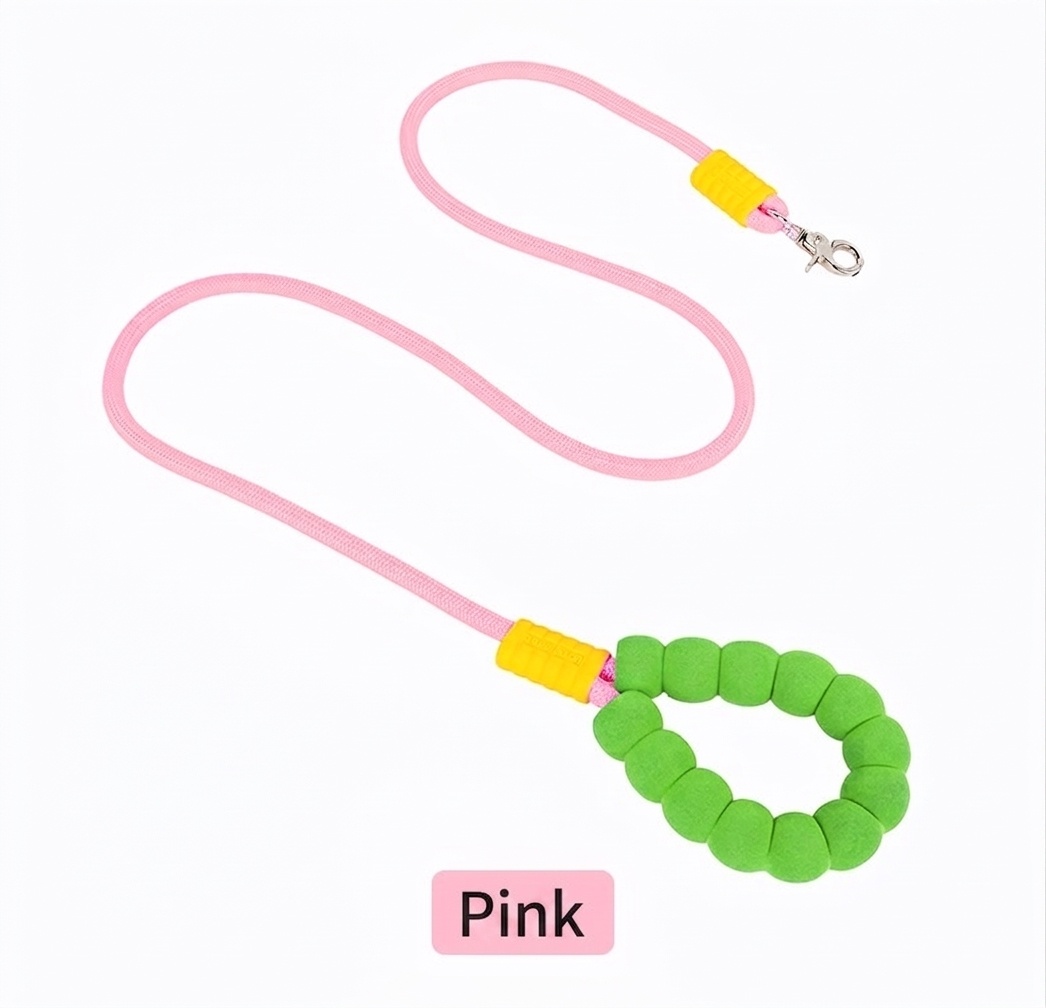 Comfort Grip Pet Leash - Durable Nylon Rope for Dogs & Cats