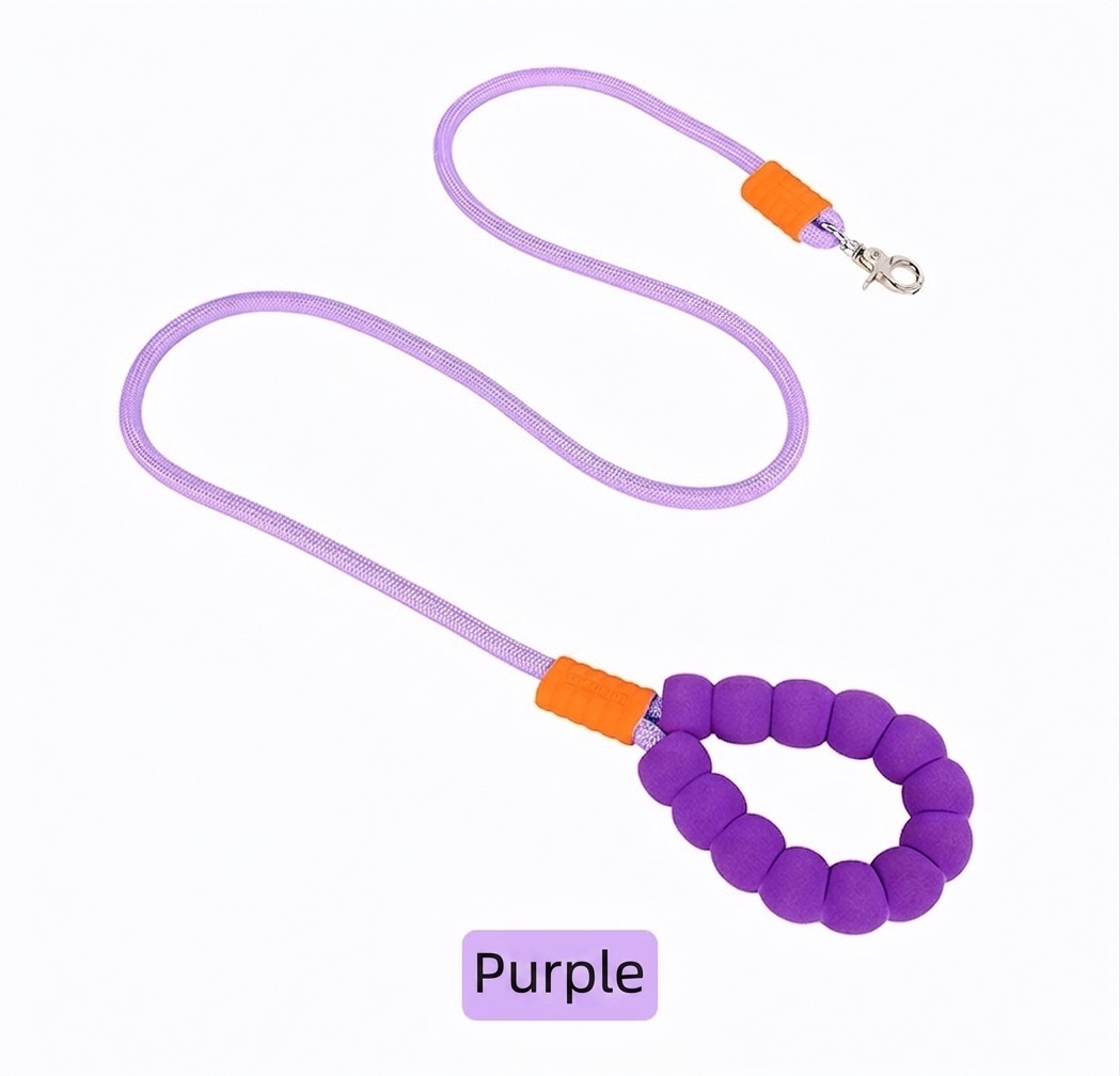 Comfort Grip Pet Leash - Durable Nylon Rope for Dogs & Cats
