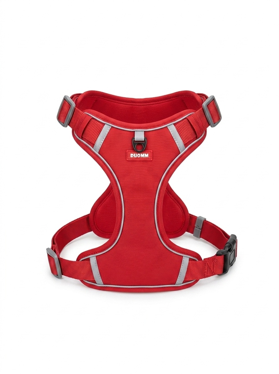 No-Pull Reflective Dog Harness with AirTag Pocket & Handle