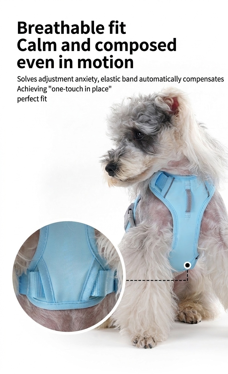 No-Pull Reflective Dog Harness Vest - Adjustable & Comfortable