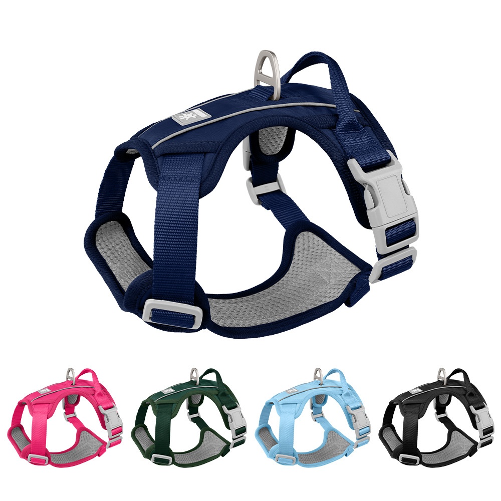 No-Pull Reflective Dog Harness Vest - Adjustable & Comfortable