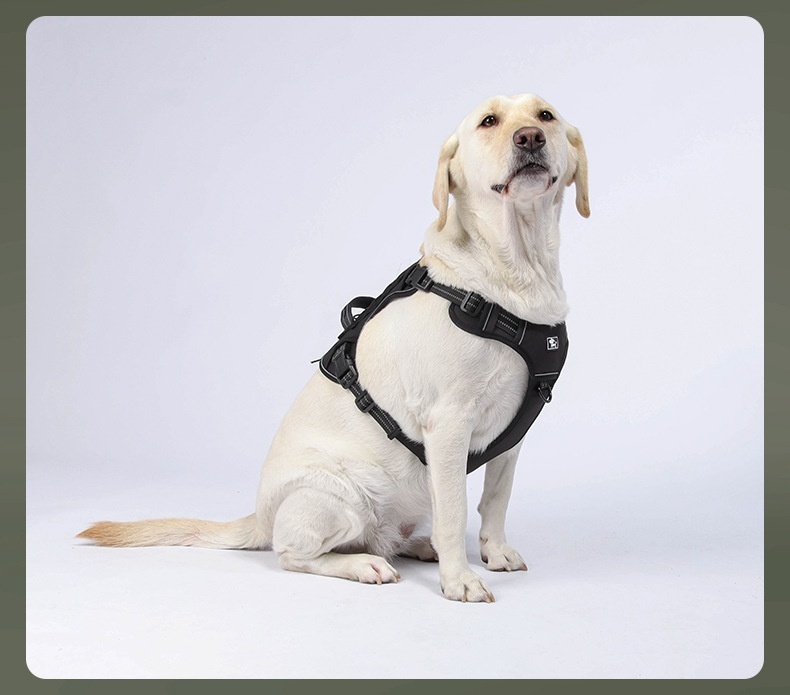Tactical No-Pull Dog Harness with Reflective Straps & Handle