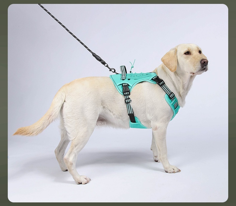Tactical No-Pull Dog Harness with Reflective Straps & Handle