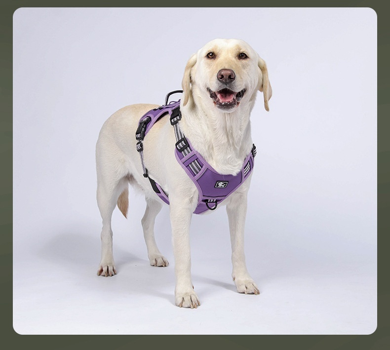 Tactical No-Pull Dog Harness with Reflective Straps & Handle