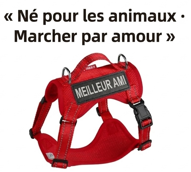 Lightweight Reflective Dog Harness & Leash Set - Breathable Mesh
