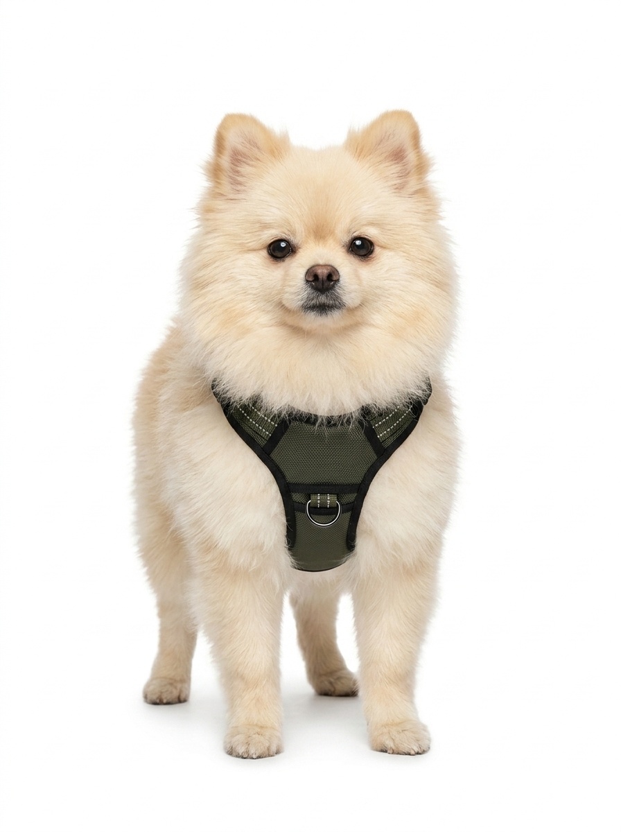 Adjustable No-Pull Dog Harness for Car Safety & Walking