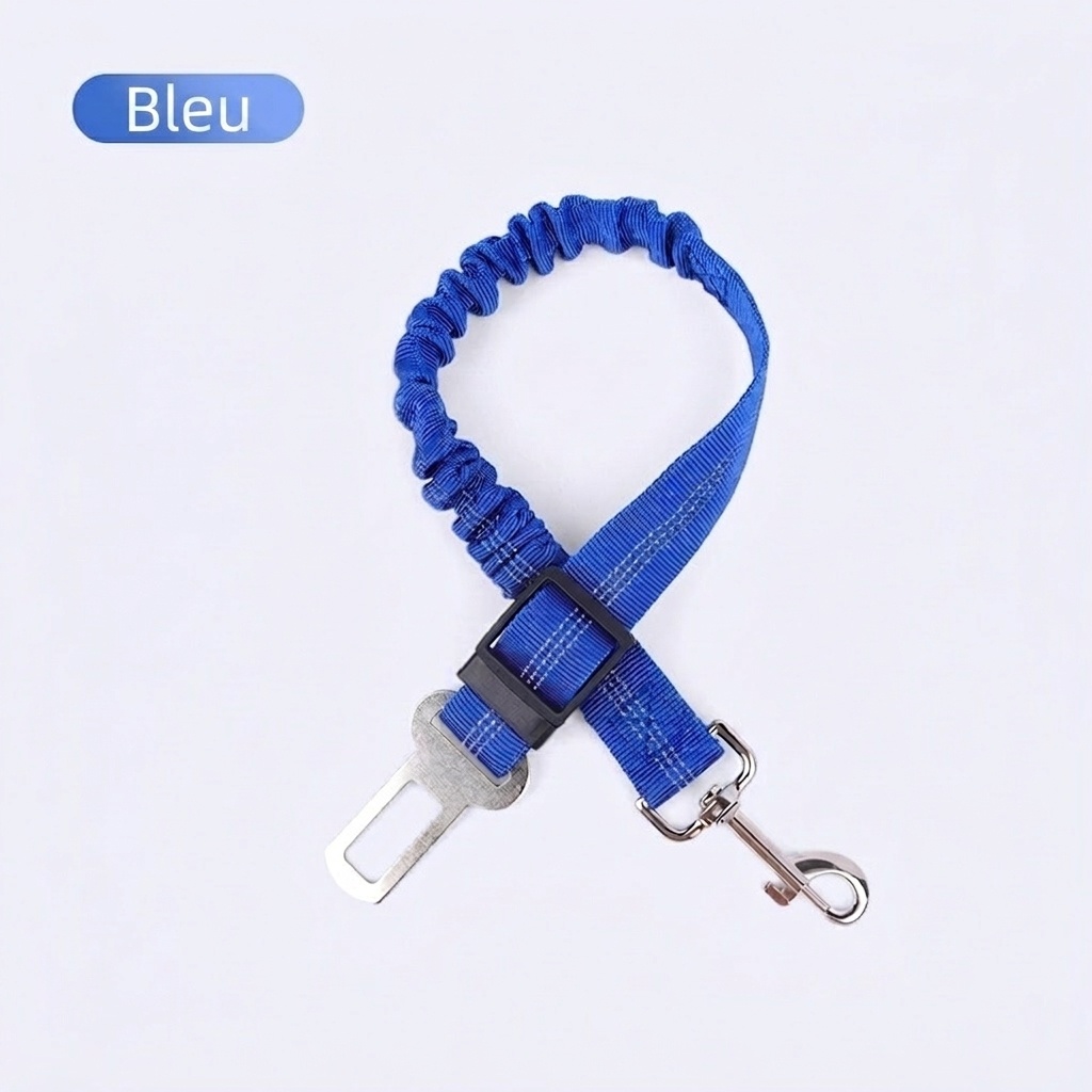 Adjustable Pet Car Seat Belt Leash - Reflective & Elastic
