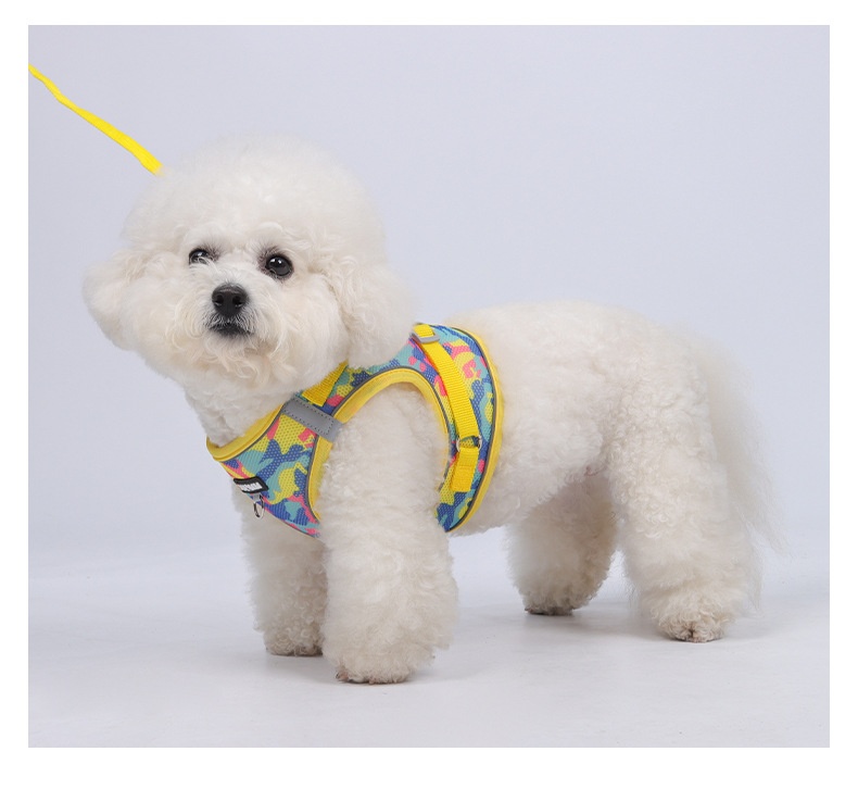Breathable Camouflage Pet Harness & Leash Set