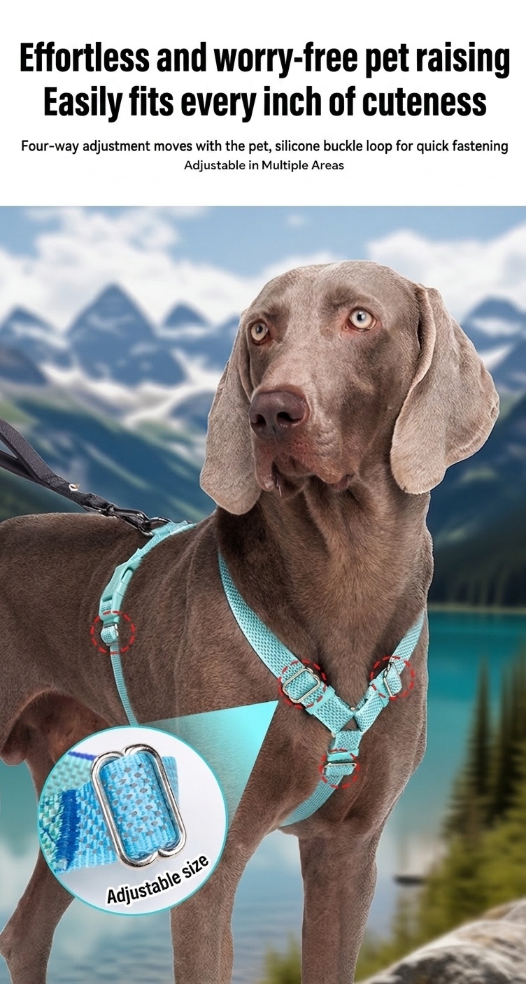 Comfort Fit Reflective Dog Harness - Adjustable No-Pull Design