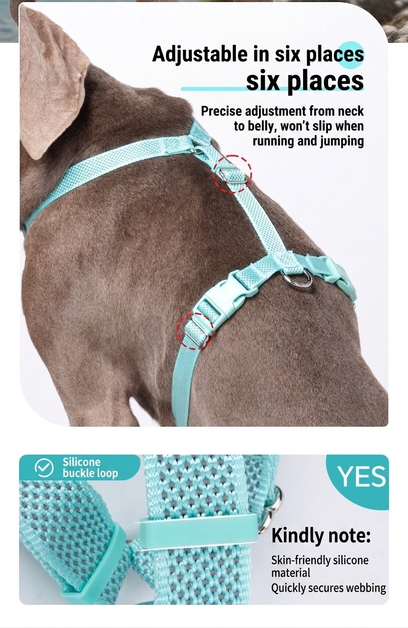 Comfort Fit Reflective Dog Harness - Adjustable No-Pull Design