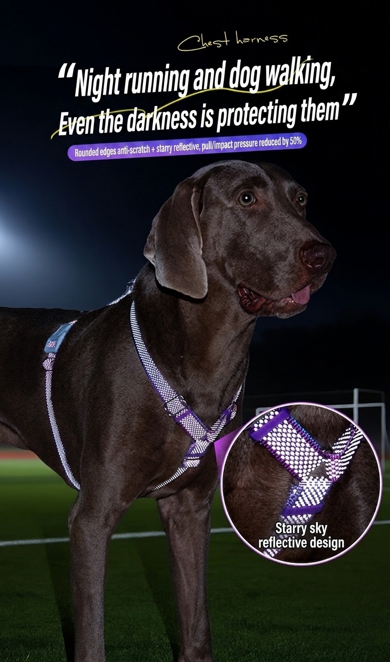 Comfort Fit Reflective Dog Harness - Adjustable No-Pull Design