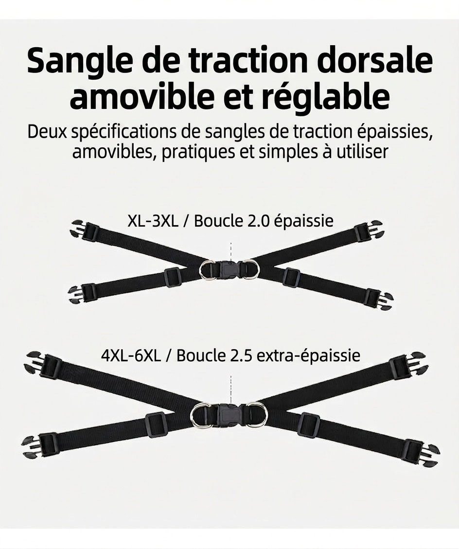 Manteau d'hiver imperméable et réfléchissant pour chien avec harnais intégré
