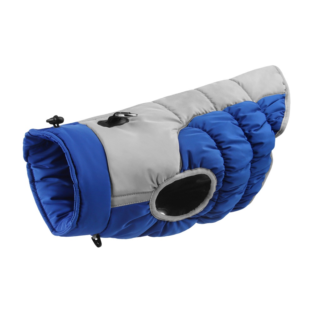 Warm Reversible Dog Puffer Vest - Waterproof Winter Pet Jacket