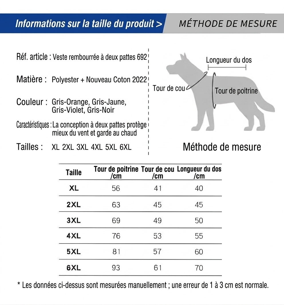 Warm Reflective Dog Winter Coat - Waterproof Pet Jacket