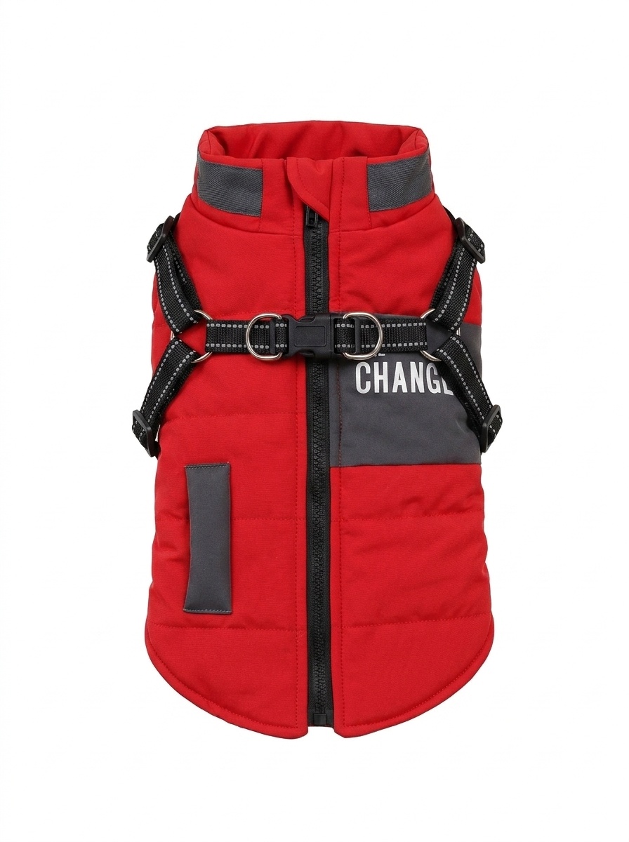 Warm Waterproof Dog Vest Harness for Winter Walks & Training