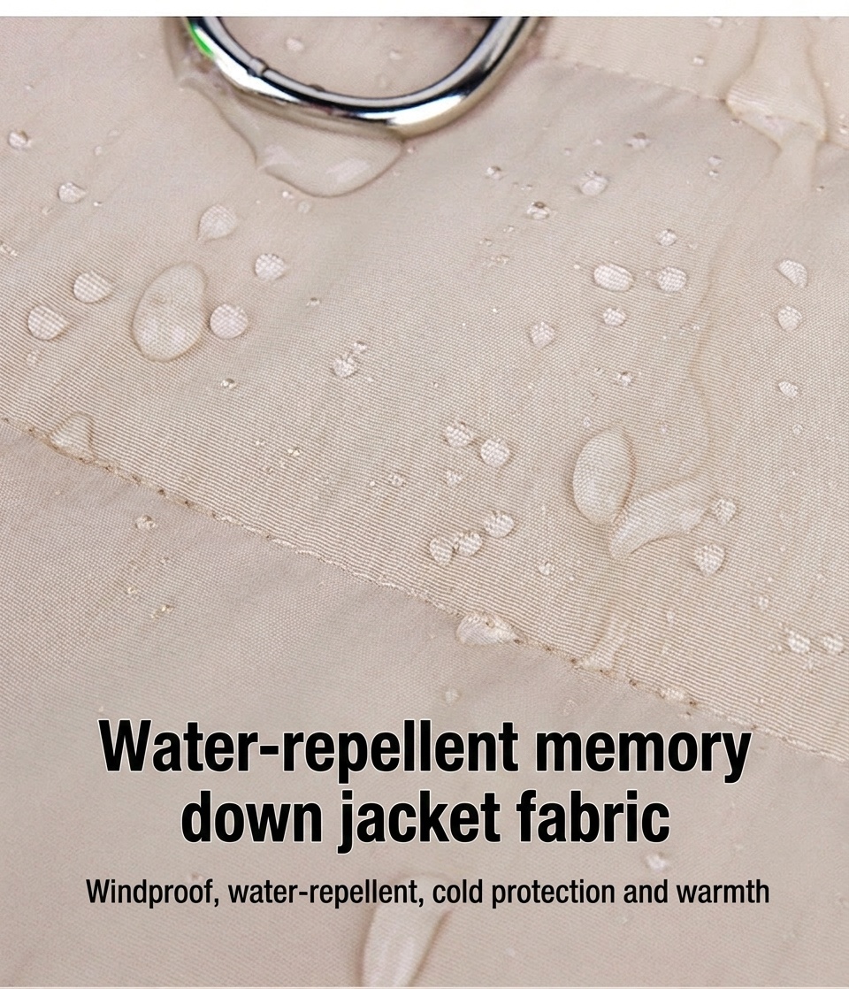 Warm Winter Pet Puffer Vest Coat with D-Ring & Reflective Text