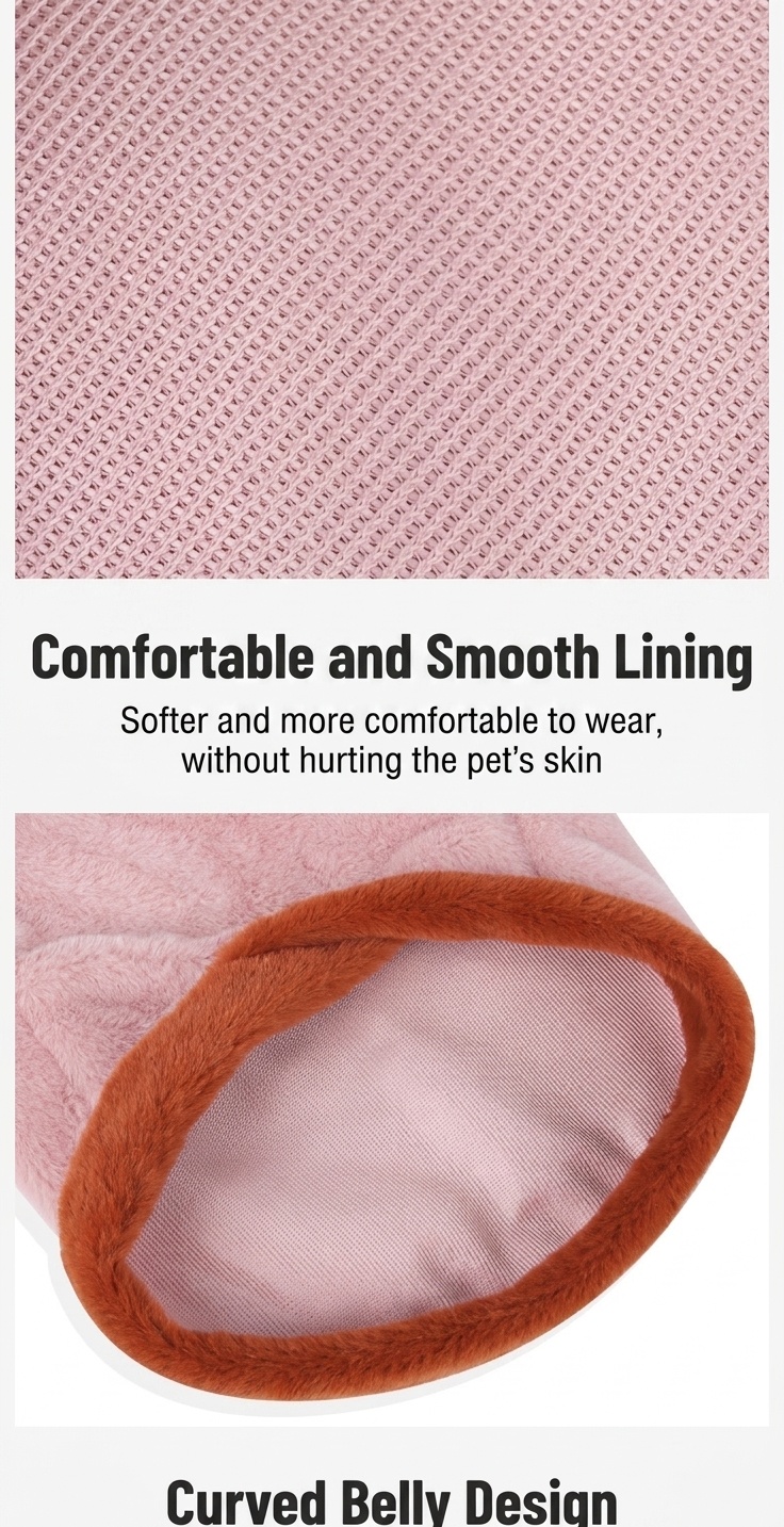 Cozy Pet Fleece Sweater with Bear Embroidery for Cats & Small Dogs