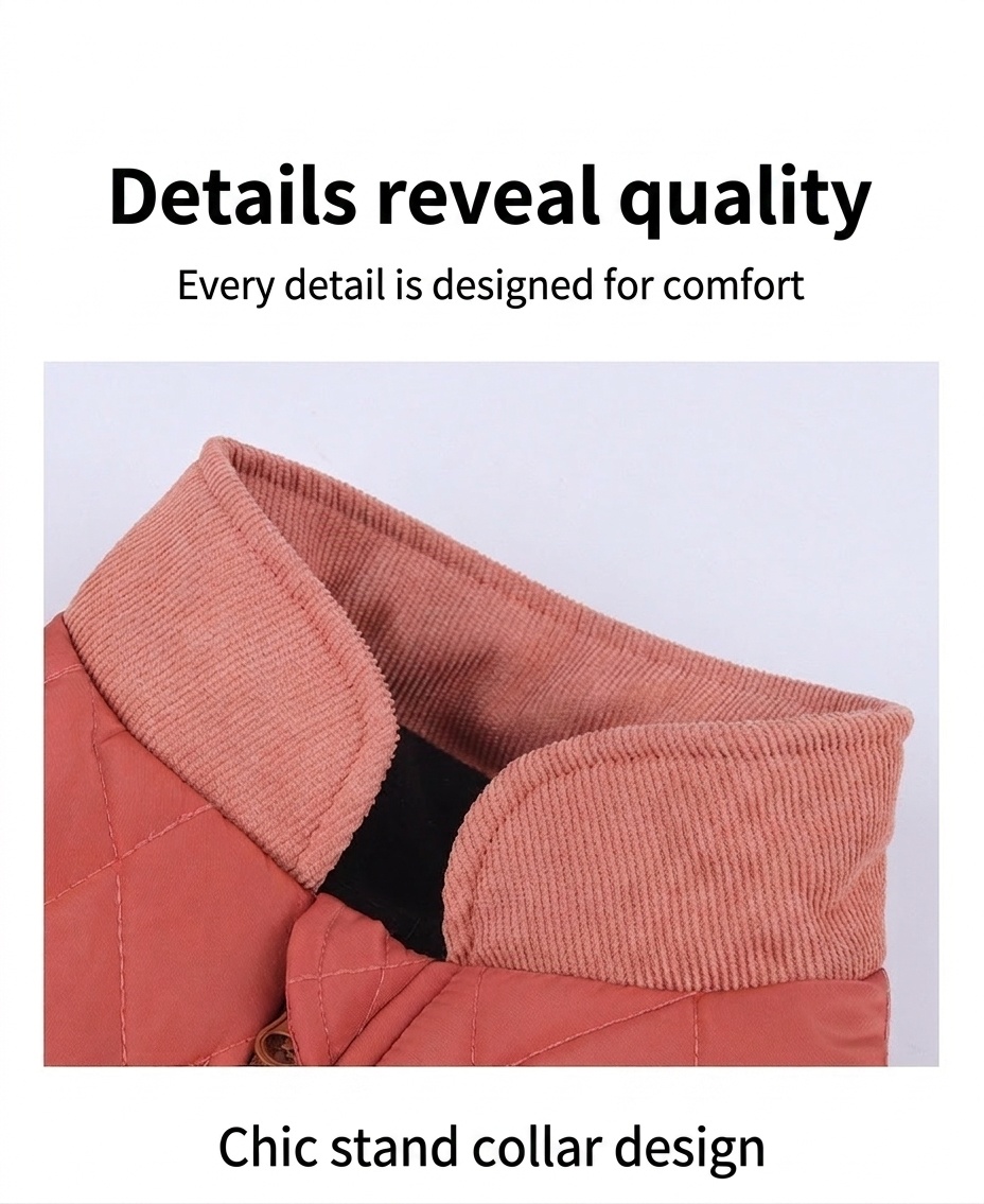 Warm Dog Vest Harness with Reflective Straps & Zipper