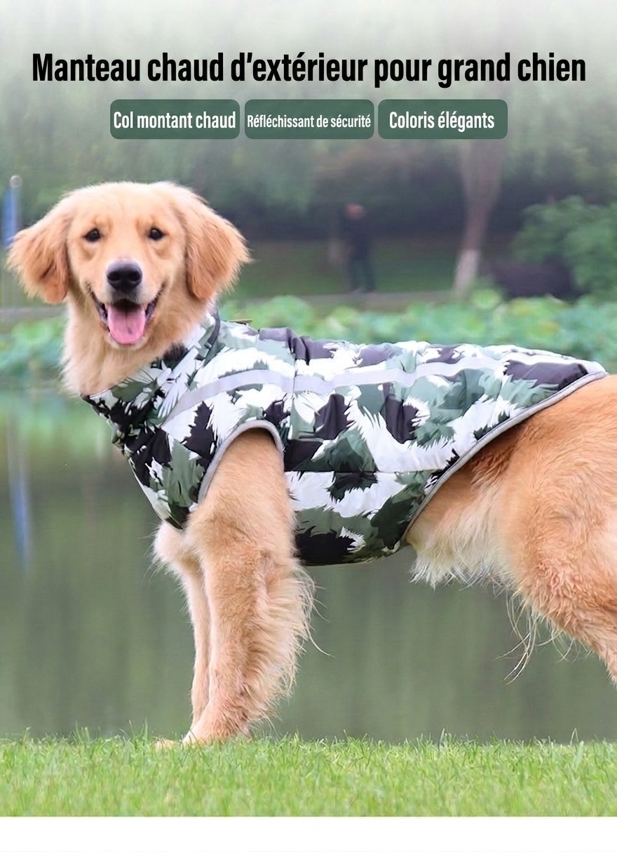 Warm Reflective Waterproof Dog Winter Coat Jacket for Pets