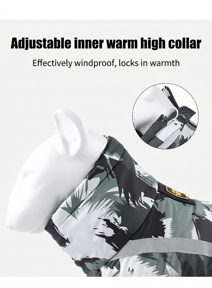 Warm Reflective Waterproof Dog Winter Coat Jacket for Pets