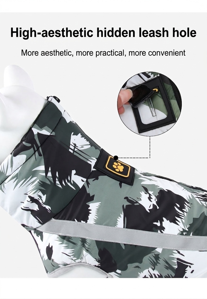 Warm Reflective Waterproof Dog Winter Coat Jacket for Pets