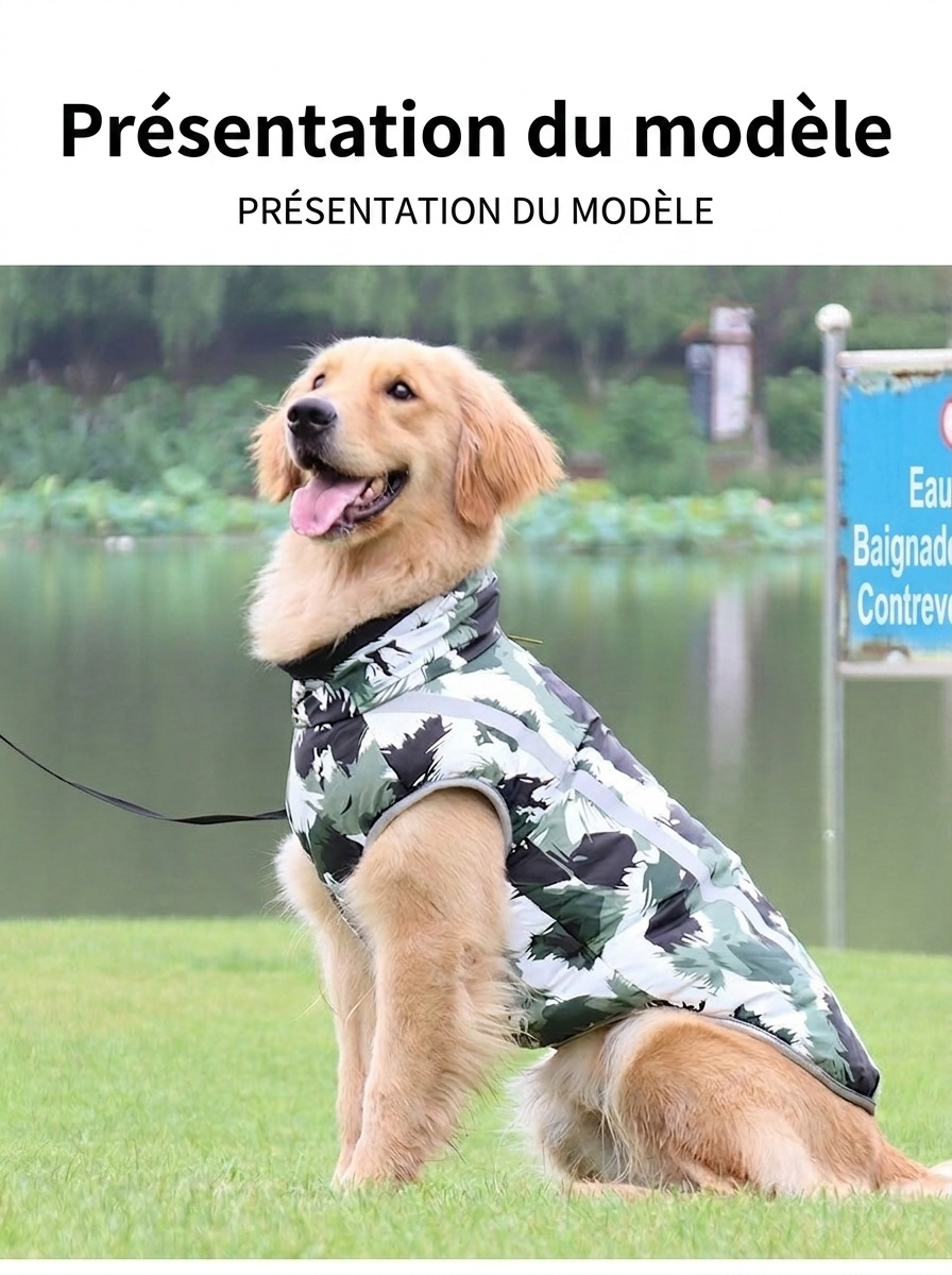 Warm Reflective Waterproof Dog Winter Coat Jacket for Pets