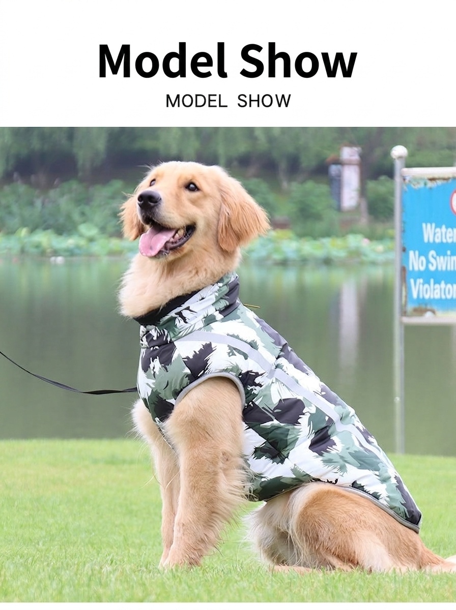 Warm Reflective Waterproof Dog Winter Coat Jacket for Pets
