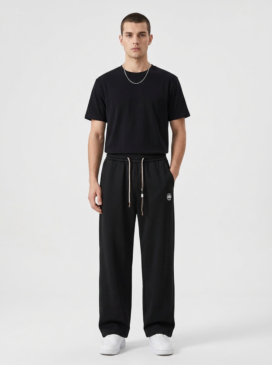 Relaxed Fit Multi-Pocket Men's Pants for Winter Casual Wear