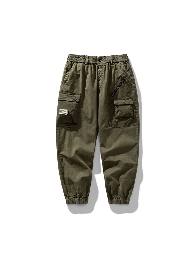 Functional Tapered High Street Men's Cargo Pants for Casual Wear