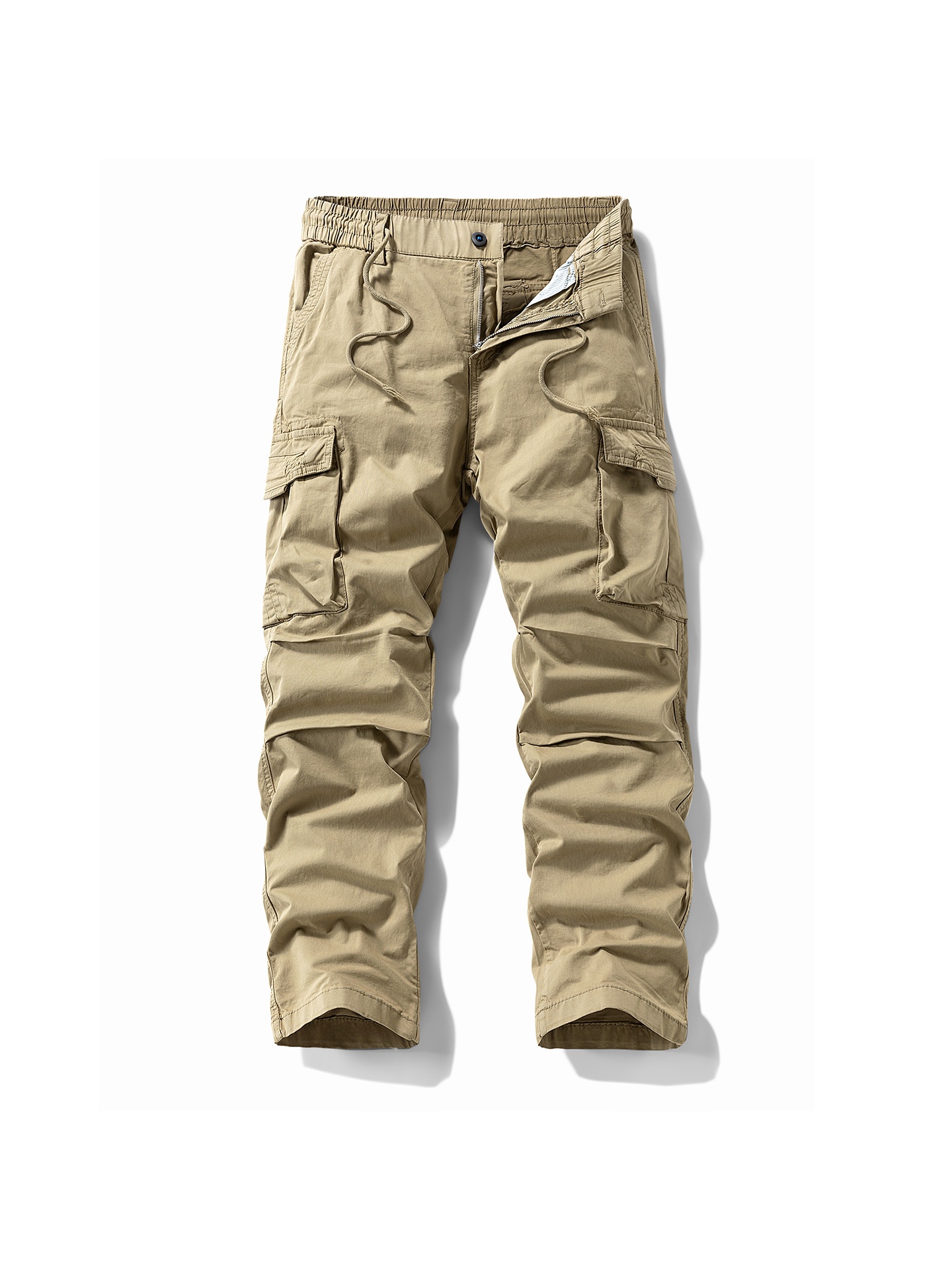 Loose Fit Vintage Straight Leg Men's Cargo Pants for Summer Casual Wear