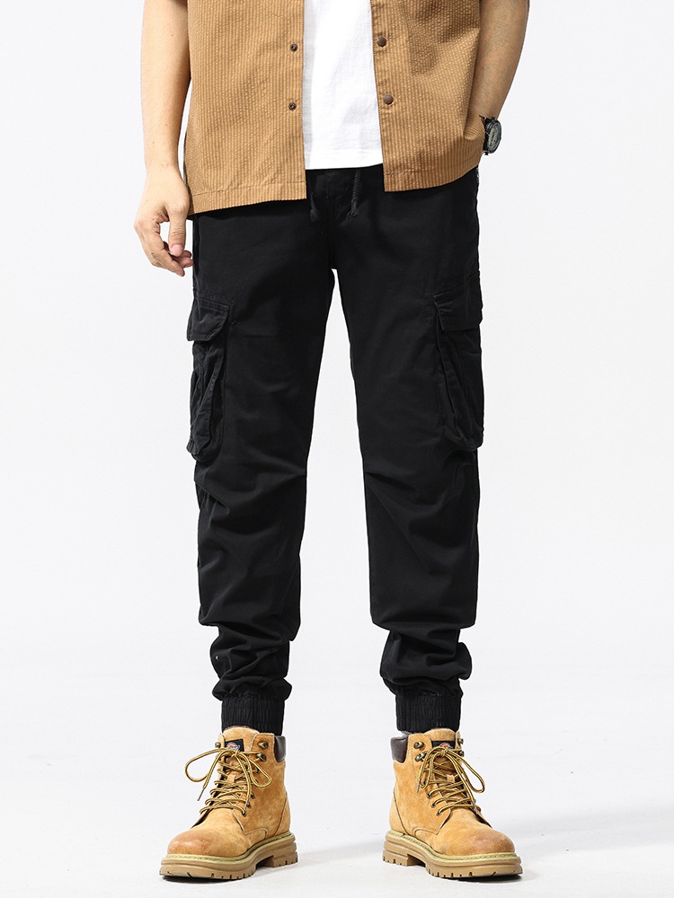 Heavyweight Relaxed Fit Tapered Men's Cargo Pants for Casual Wear